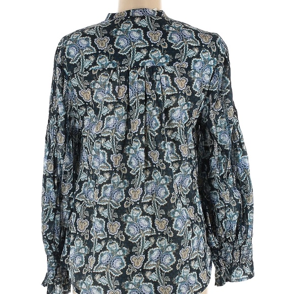 Anthropologie Henley Peasant Blouse - M - Picture 3 of 5